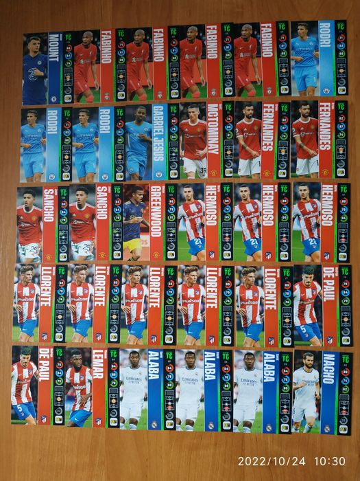 Panini Top Class 2022 Champions Power-zestaw 72 kart (Lewandowski)