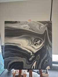 Quadro acrílico Acrylic Pouring