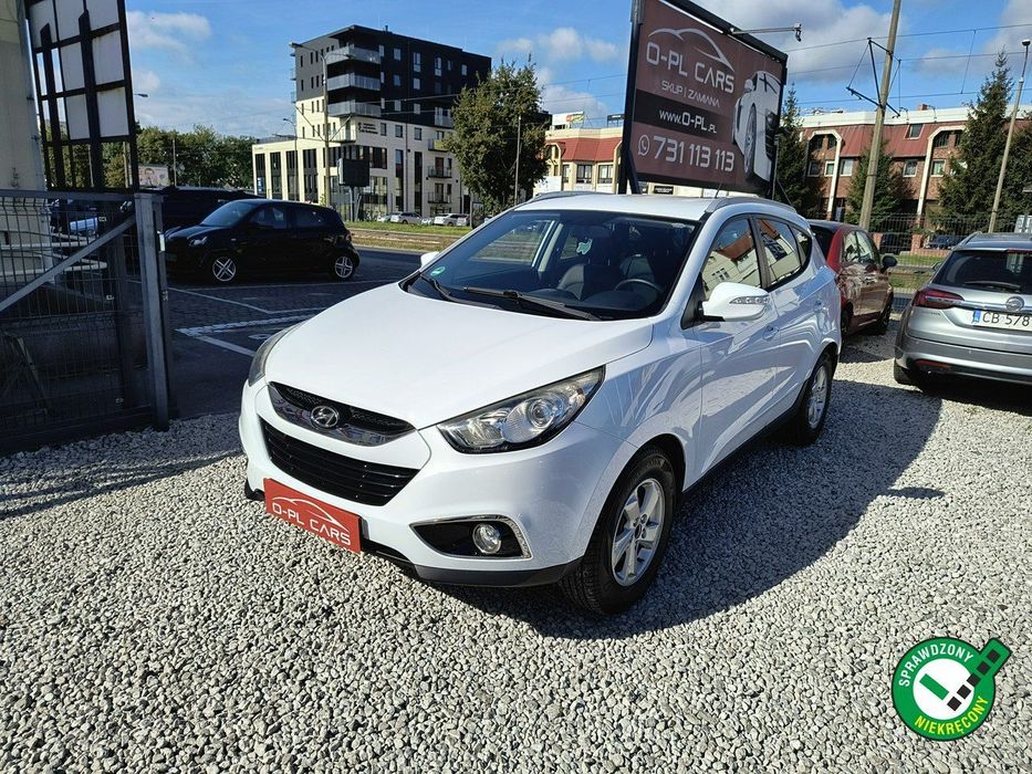 Hyundai ix35 1,6 benz. 135KM|pół-skóra|SUPER STAN|tempomat|czujniki parkow.|HAK|ALU