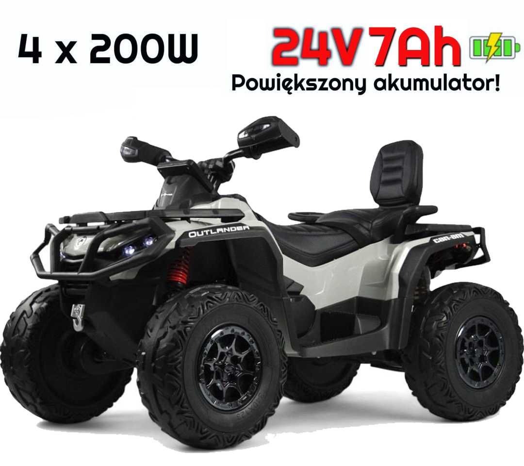 MOCNY Quad elektryczny dla dzieci CANAM OUTLANDER 4x4