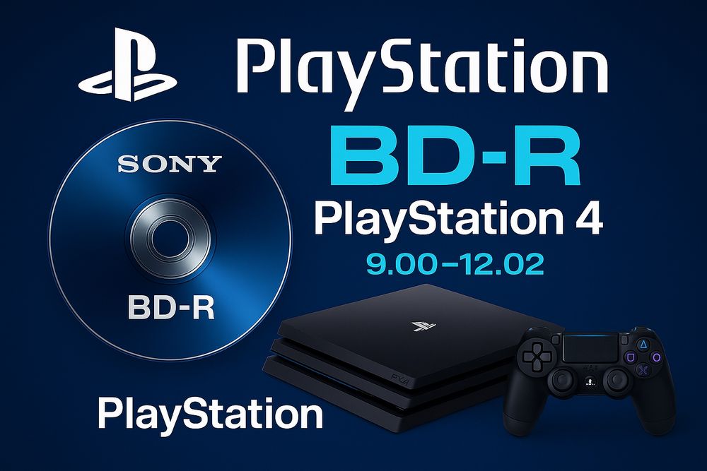 Диск Blu ray BD-R Sony Playstation4 ps4 9.0/12.02 [Slim/Fat/Pro]