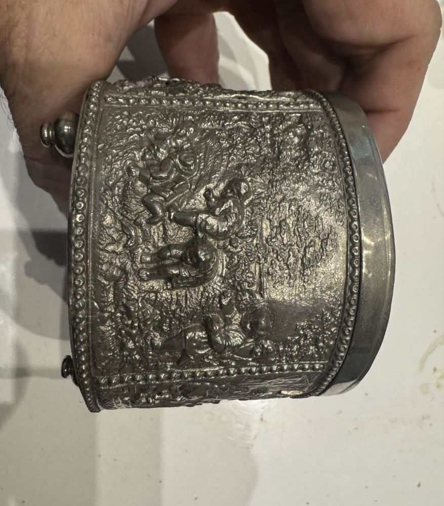Stara Szkatutka platerowana