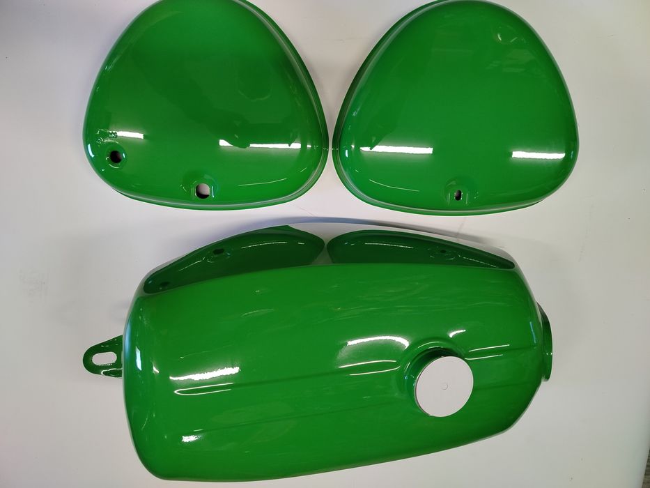 Zbiornik paliwa+pokrywy boczne Simson S51, enduro, nowe, sklep