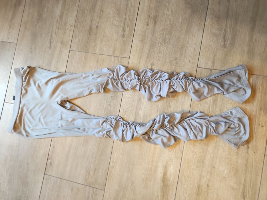 Legginsy z marszczeniem. Wysoki stan. Na gumkę. Bez wad.