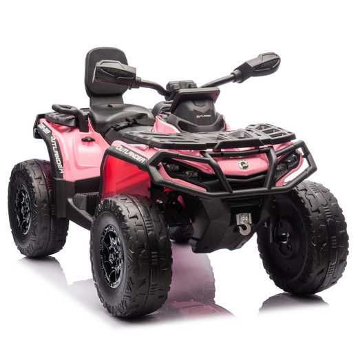 Pojazd na akumulator Quad Can Am Outlander 4x4 DK-CA005 Jasnoróżowy
