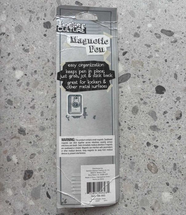 Długopis magnetyczny na lodówkę lub tablicę