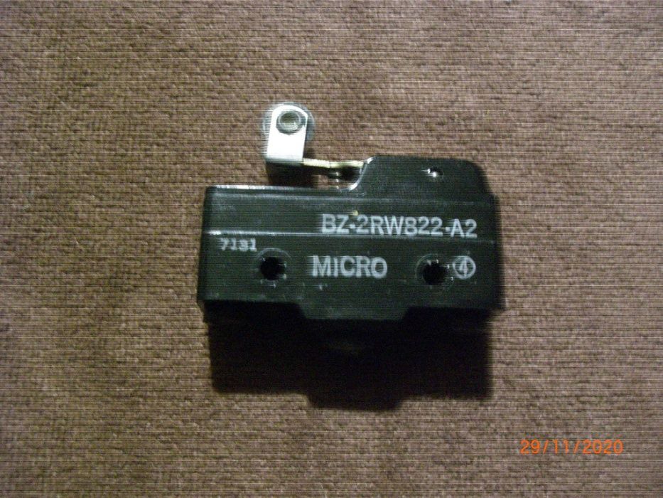 микровыключатели MICRO  BZ-2RW822-A2 на 15А .  Е 6721000  на 15А  и др