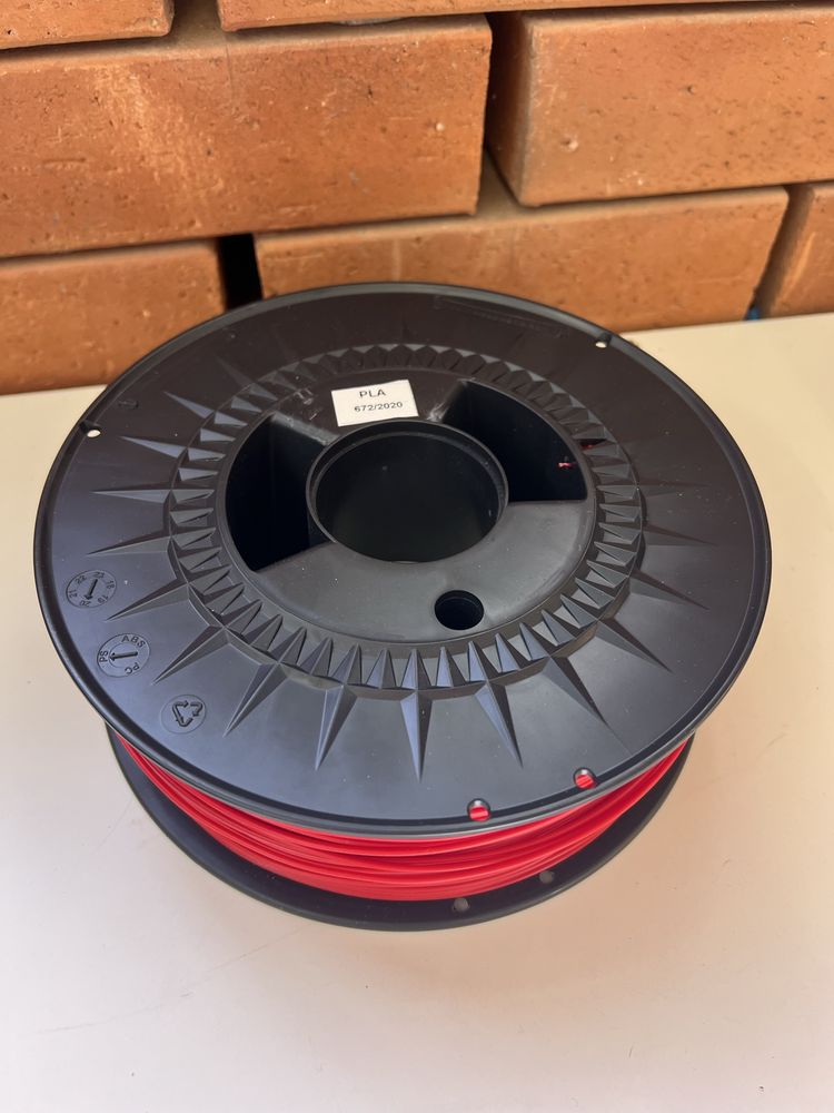 PLA Filamente 3D 1,75mm 1Kg vermelho