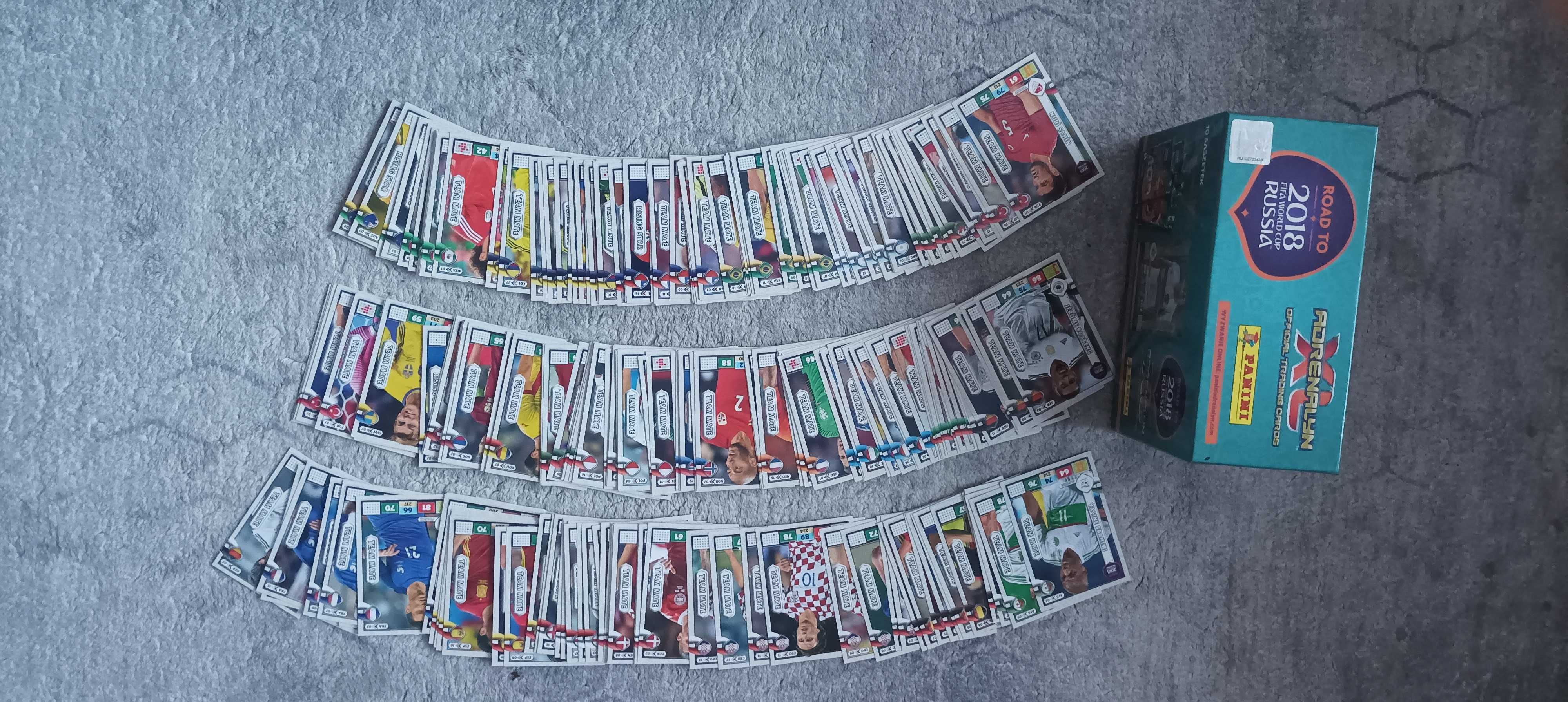 karty piłkarskie road to Russia 2018 team mates  limited edition album