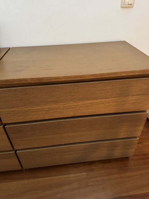 Cómodas MALM 3 gavetas