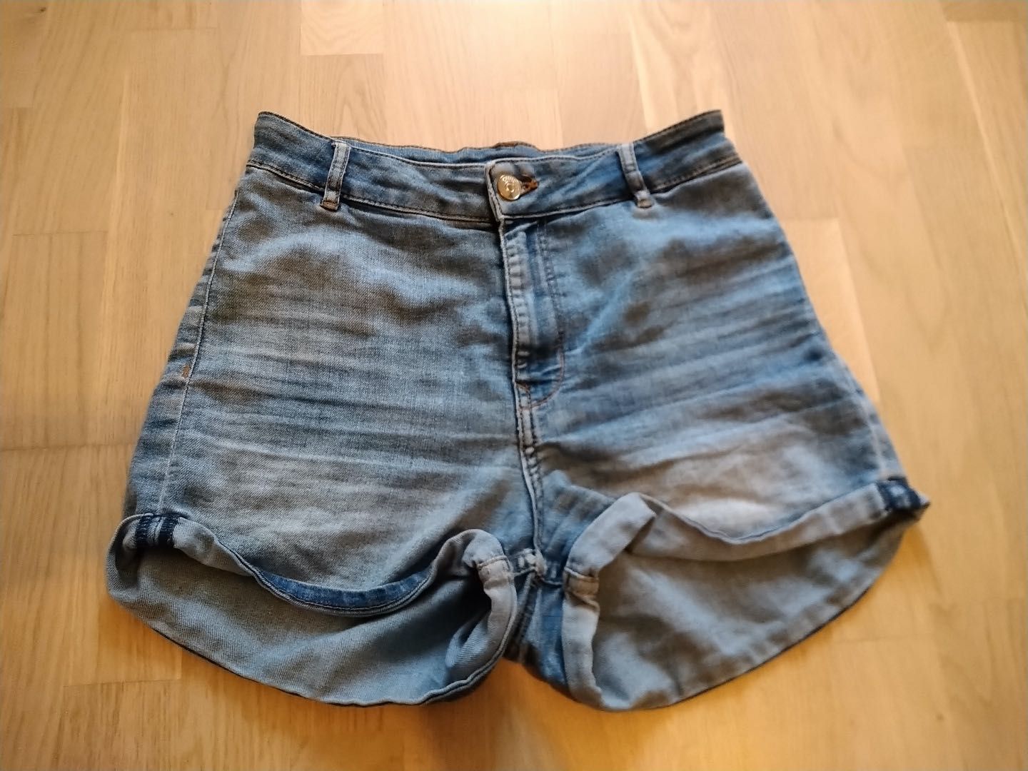 spodenki krótkie damskie jeans H&M rozmiar 36