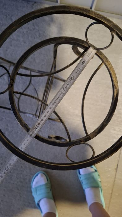 Kwietnik metalowe  2 doniczki