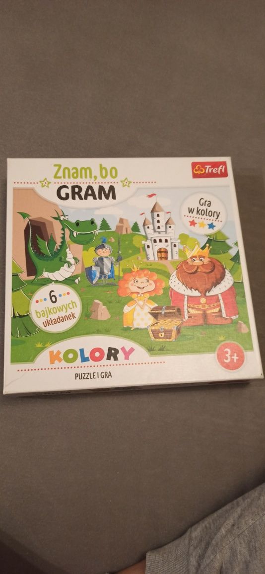 Gra w kolory puzzle + gra trefl