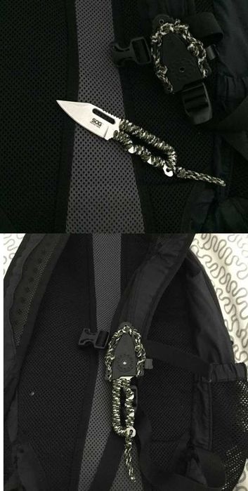 Компактний EDC фіксед SOG Instinct Mini (NB1001-CP) Skeletonized