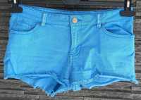 Niebieskie krótkie spodenki szorty dżinsowe jeansowe Cubus 38 M