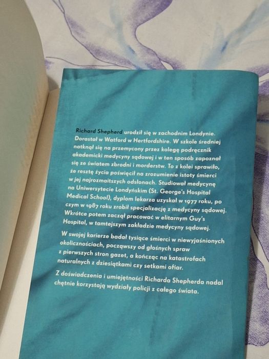 dr Richard Shepherd Niewyjaśnione Okoliczności książka medycyna sądowa