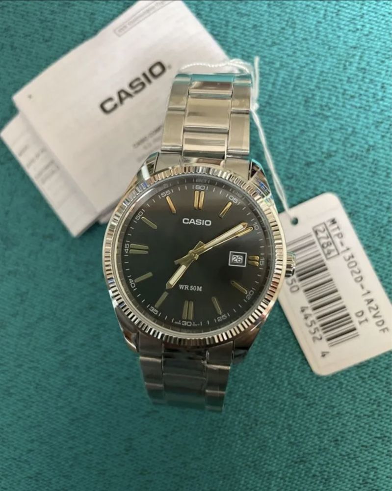 Casio MTP-1302D-1A2 , MTP 1302 7A1 оригинал мужские часы