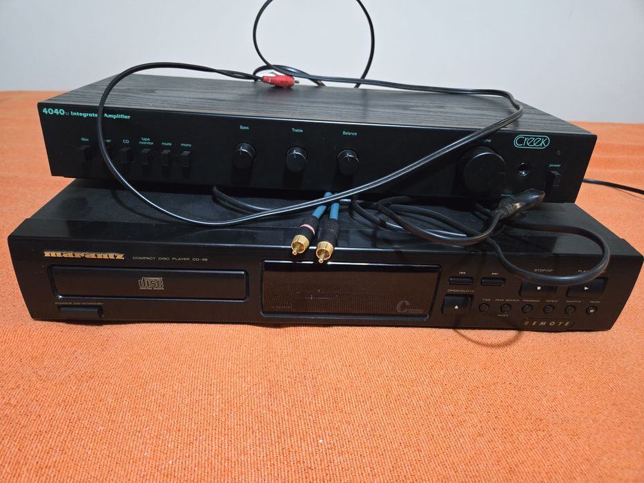 Leitor de cd + amplificador