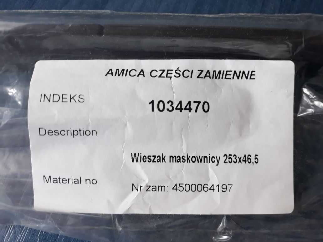 Amica - wieszak maskownicy 253x46.5