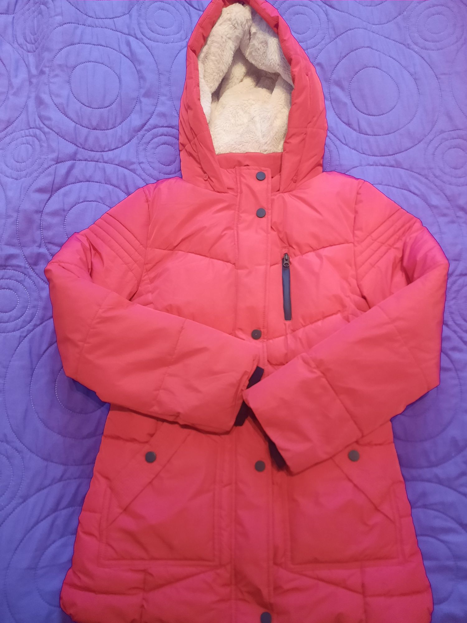 Pikowana kurtka zimowa