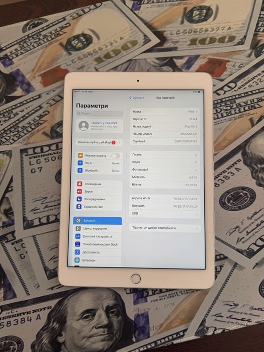 iPad Air 2 64Gb Wi-Fi Планшет