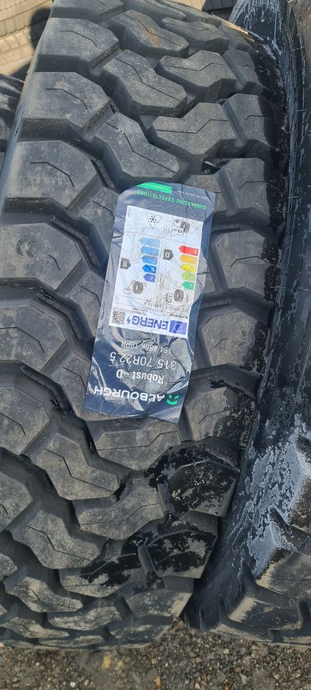 Opony nowe 315/70r22.5 Albourgh w wersji budowlanej