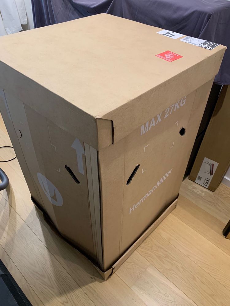Офісне крісло Herman Miller New Aeron Onyx Black , Size - C