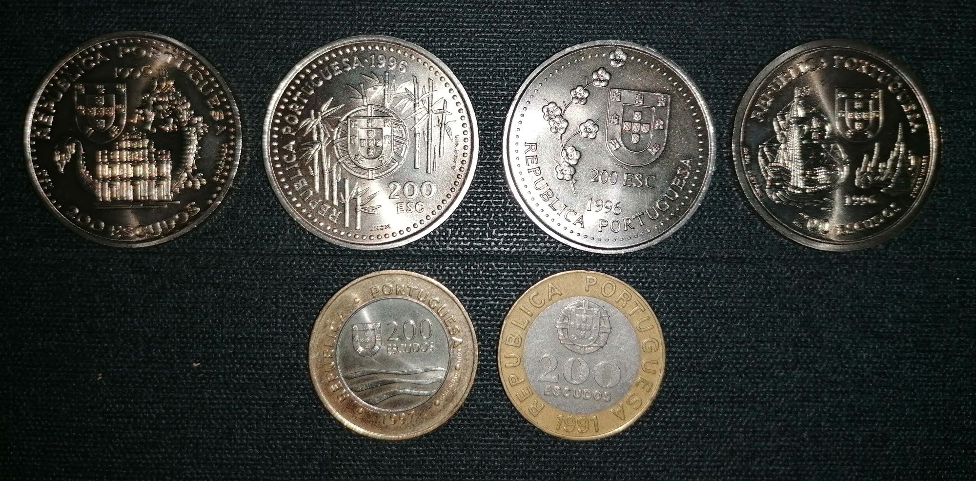 Moedas 200$ Portugal