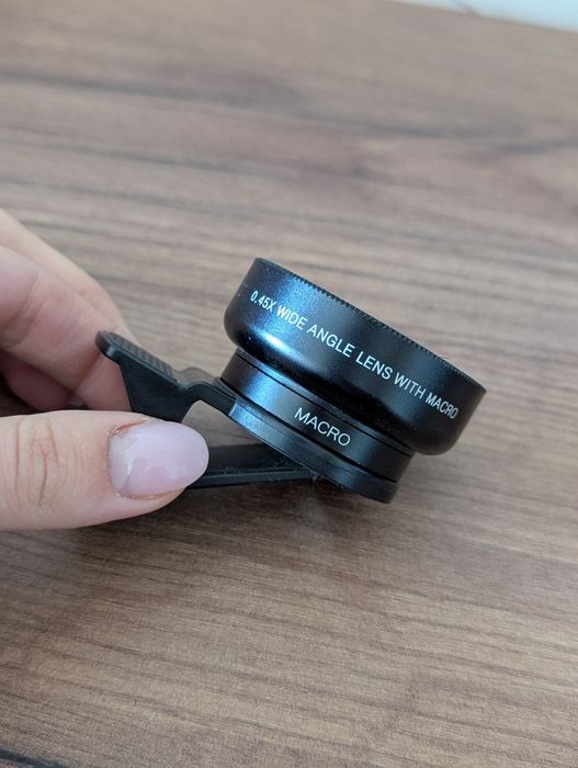 Лінза для телефону 0.45X Wide + Macro