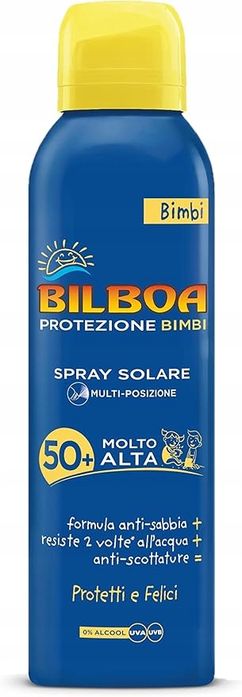 krem z filtrem w sprayu bardzo wysoka ochrona spf50 pojemność 150 ml