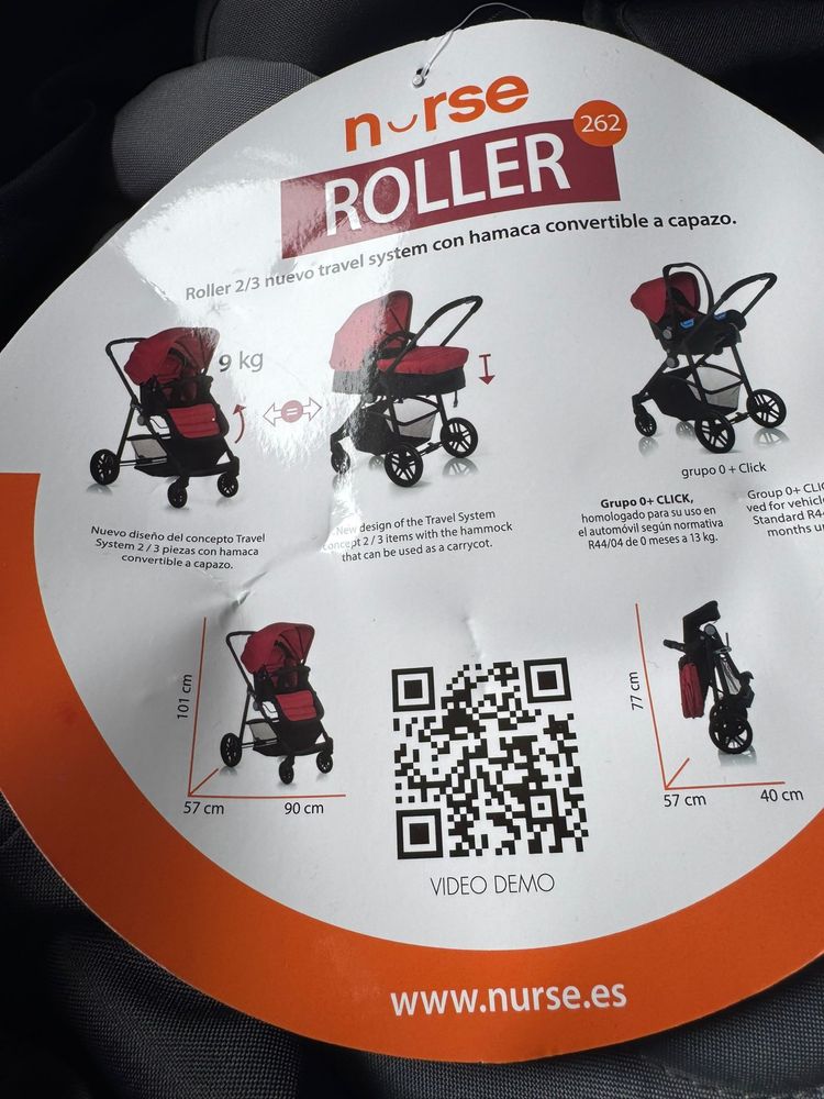 Carro novo para bebé da zippy, nunca usado.