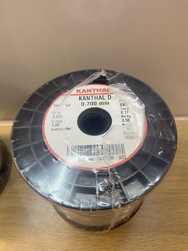 Drut oporowy kanthal D 0,5 0,6 0,7 0,8 szwedzki oryginalny