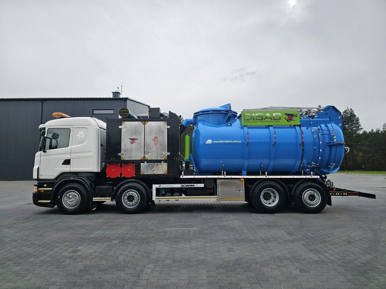 Scania Disab Centurion P210/9 Ładowarka próżniowa ssąca  koparka ssąca substancje sypkie odkurzacz WUKO Saugbagger