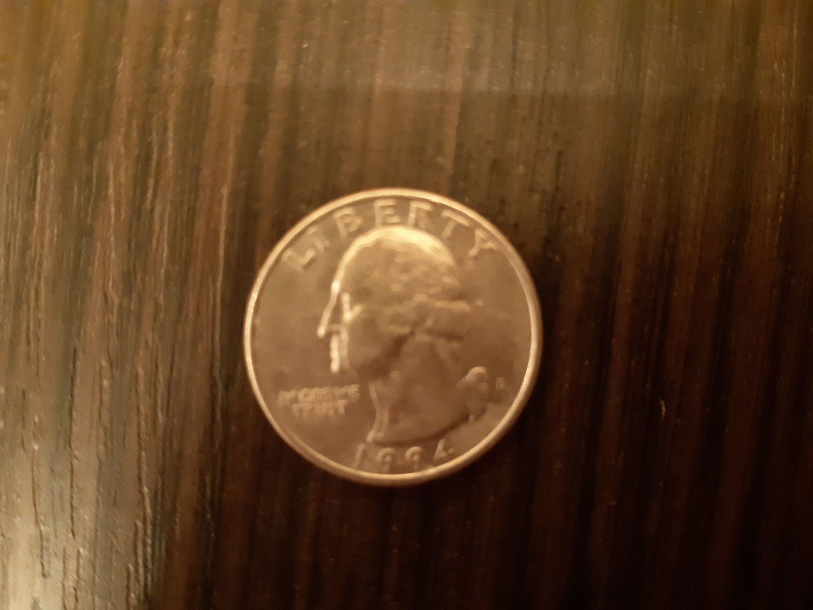 Монета Liberty Quarter Dollar 1994 г.перевертышь