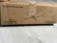 Lampa sufitowa zlota