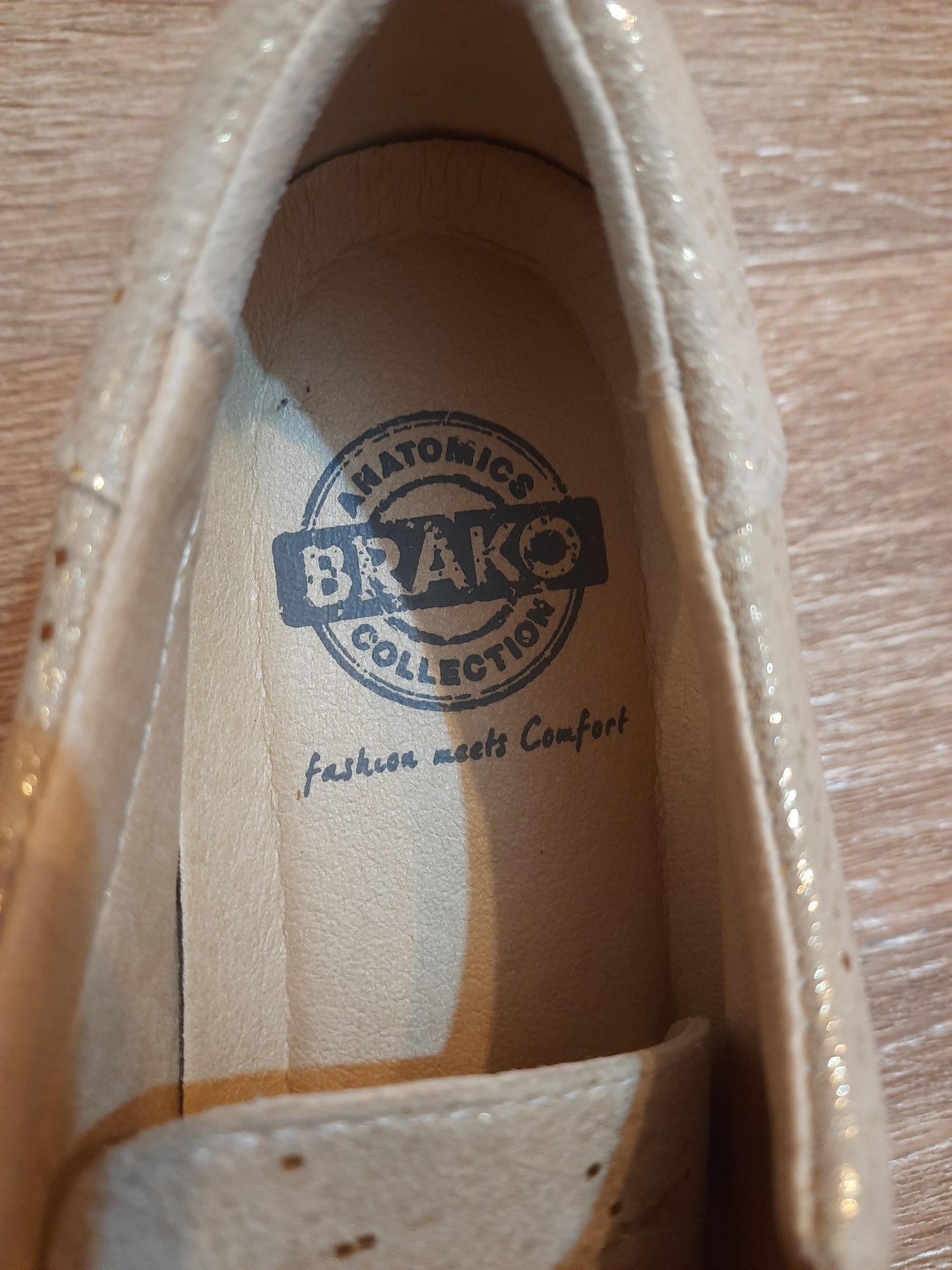Женские кожаные туфли Brako р.39  р.38 Испания