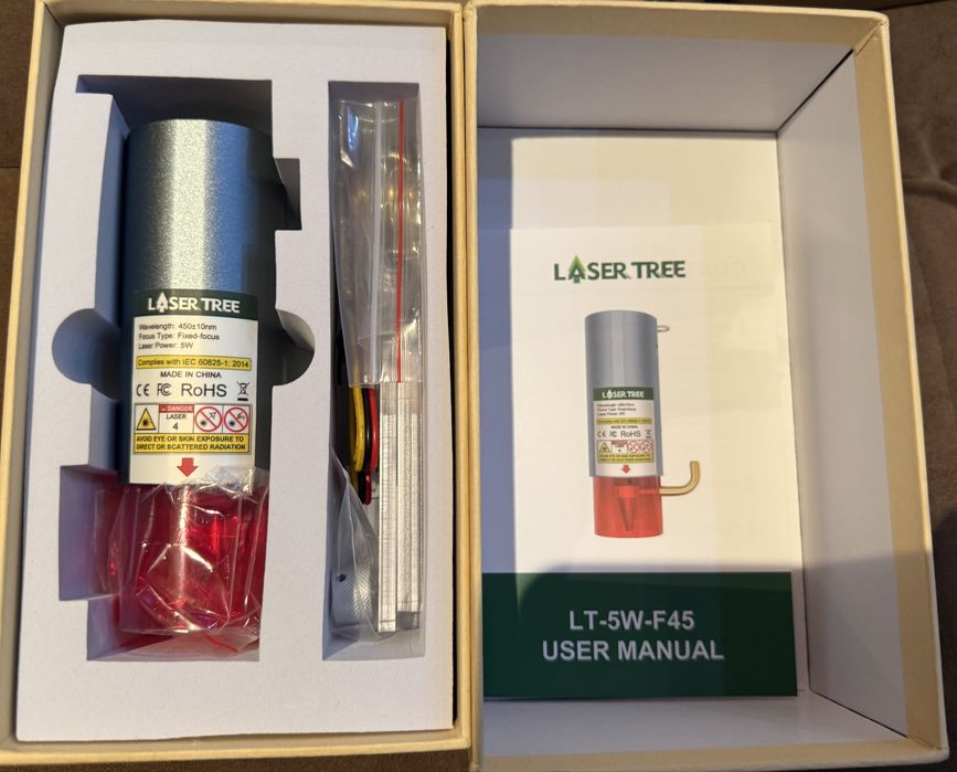 Лазерная головка оптической мощности TREE 5 Вт ЧПУ 3018 PRO