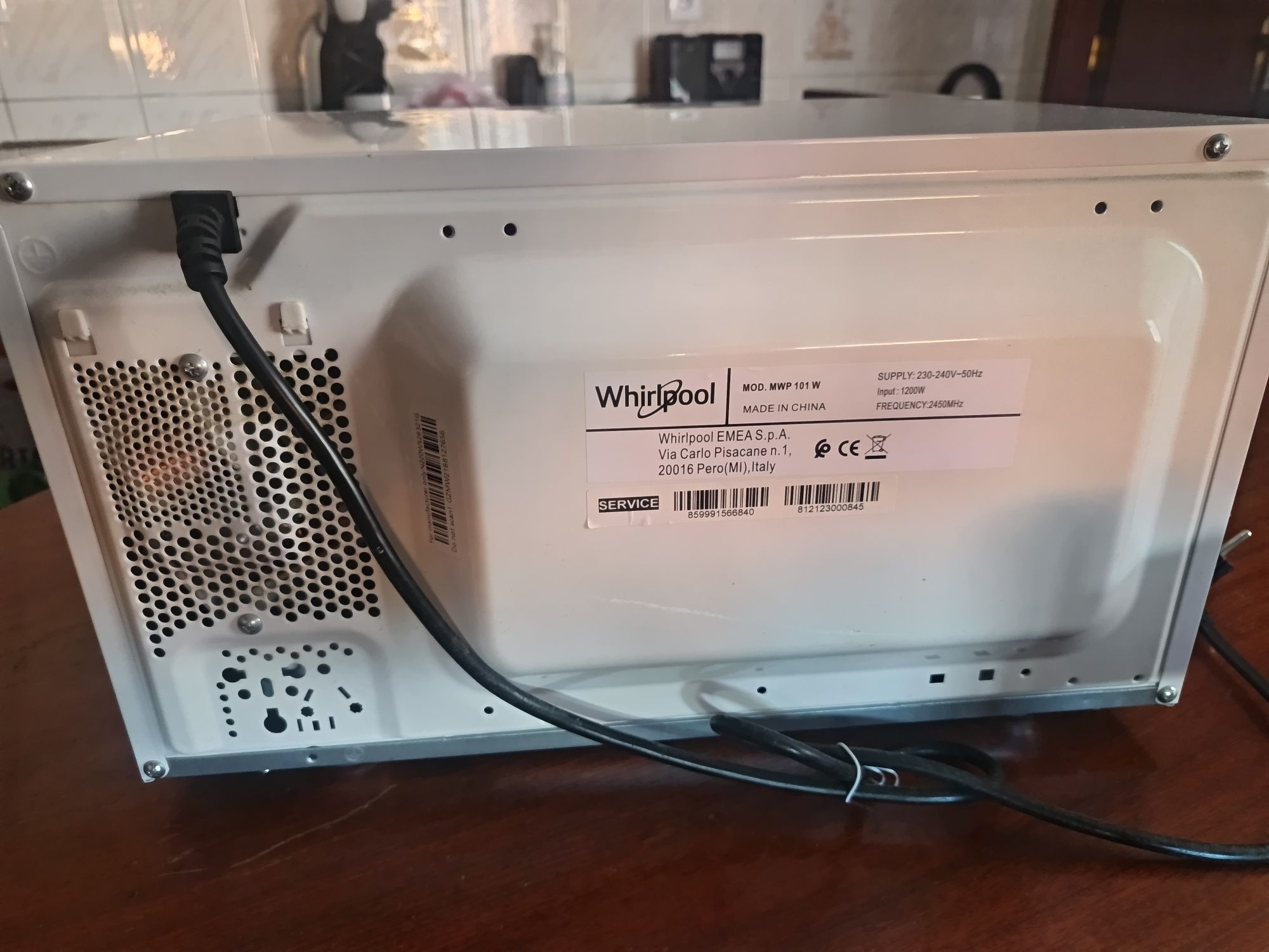 Microondas Whirlpool