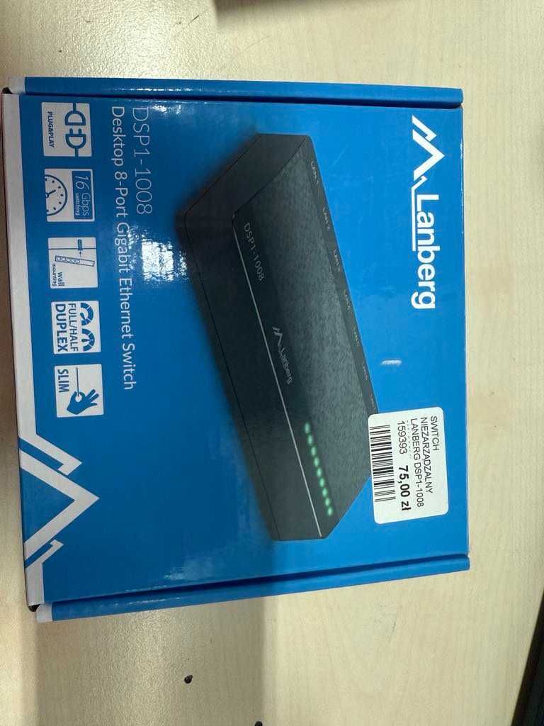 Switch Lanberg DSP1-1008 8 portów RJ45