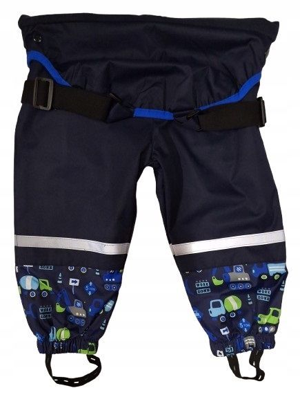 Spodnie Ocieplane Nieprzemakalne Ogrodniczki Przeciwdeszczowe 110