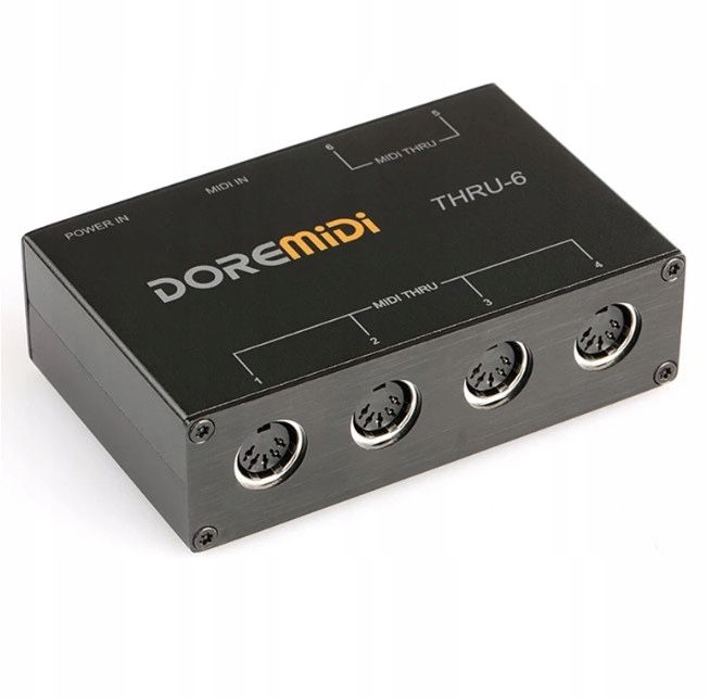 Doremidi MIDI THRU-6 box