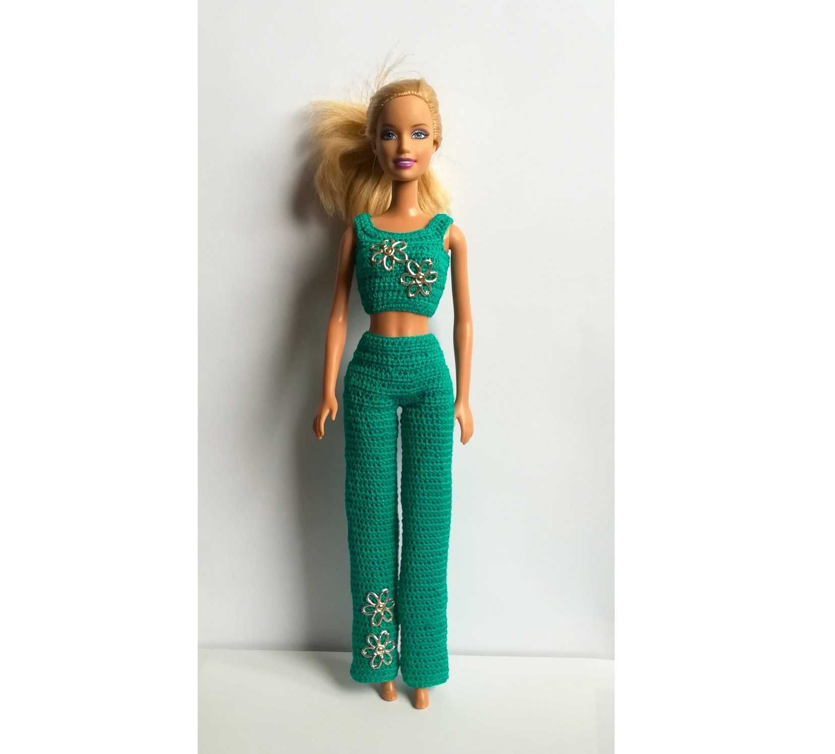 Spodnie i bluzeczka, ubranko dla lalki Barbie.