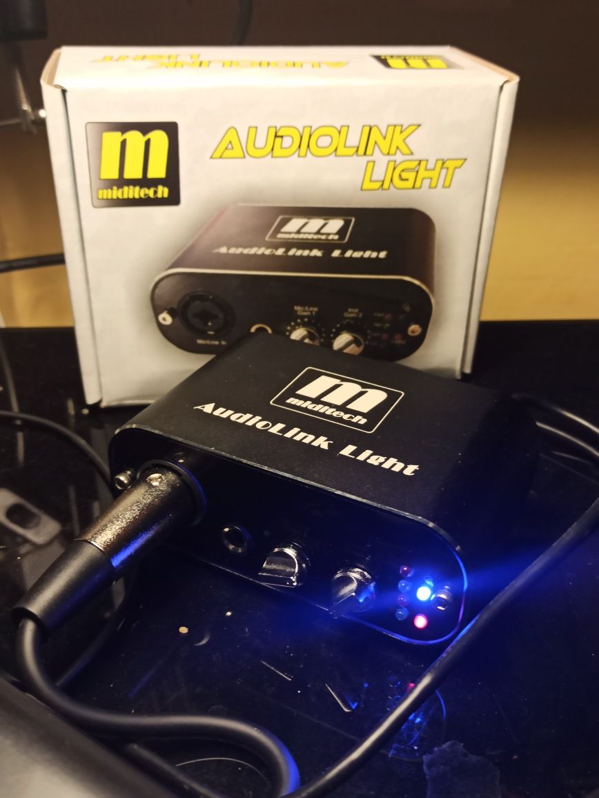 Interfejs Audio Miditech Audiolink Light - zewnętrzna karta muzyczna