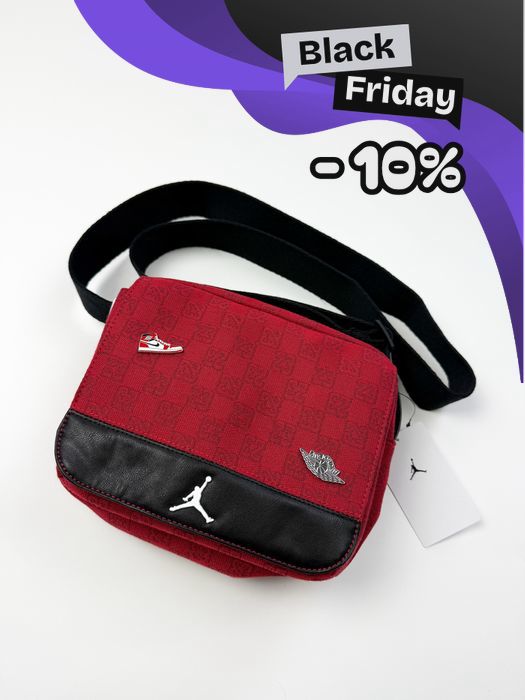 Акція! Чоловічий Месенджер Jordan Monogram червоний / Новий!