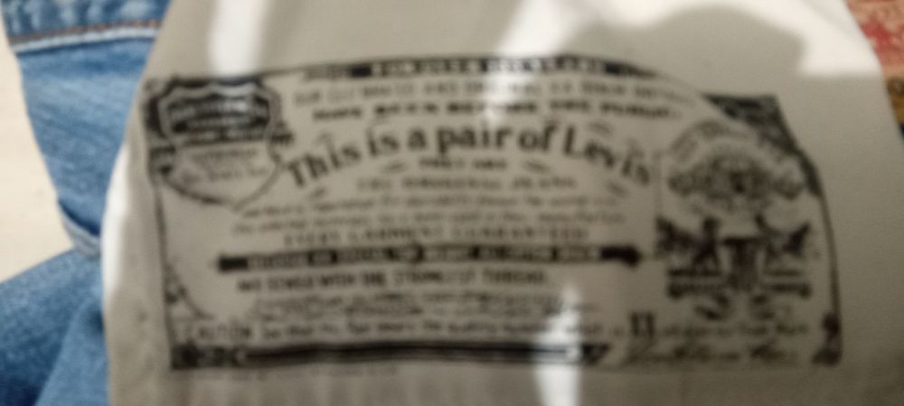 Umas calças da Levis