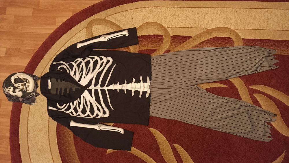 Карнавальный костюм Скелет,Скелетор размер 50