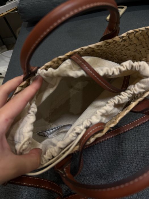 MANGO сумка плетена