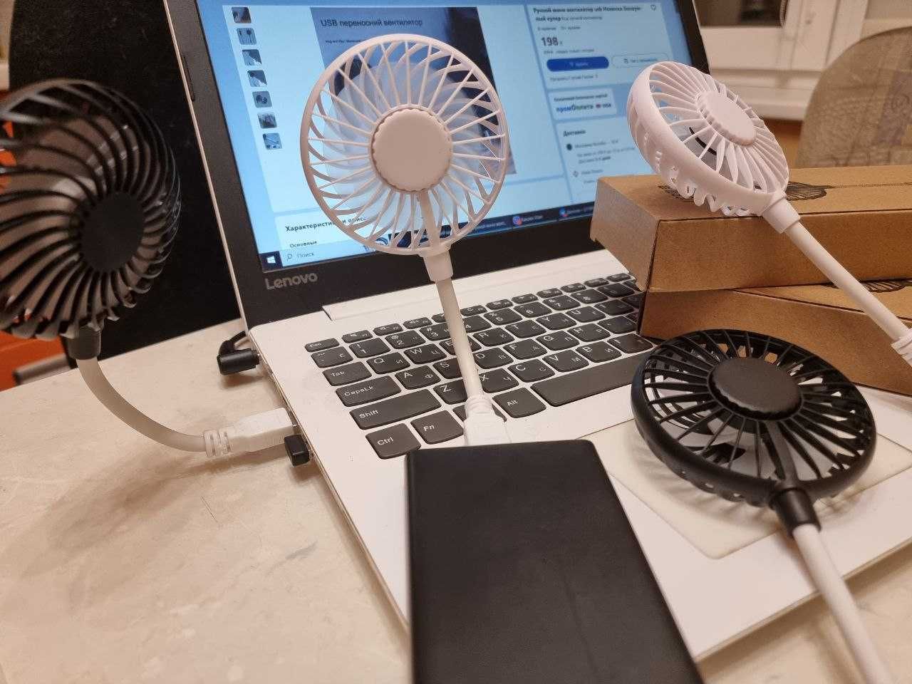 Ручний міні вентилятор usb Безшумний кулер