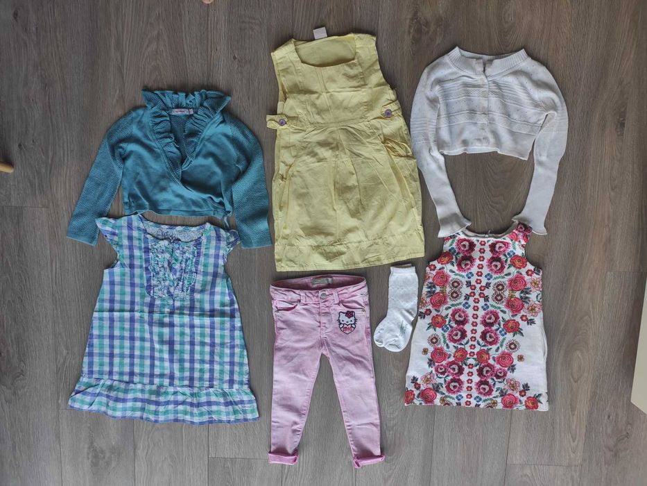 Lote verão menina 4-5A (Zara, benetton, Zippy)