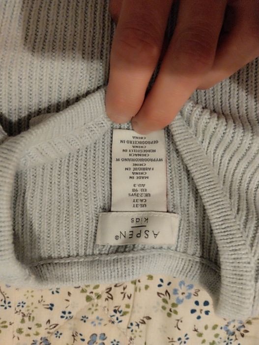 Urocza Sukienka dziewczęca z długim rękawem Aspen Kids 98